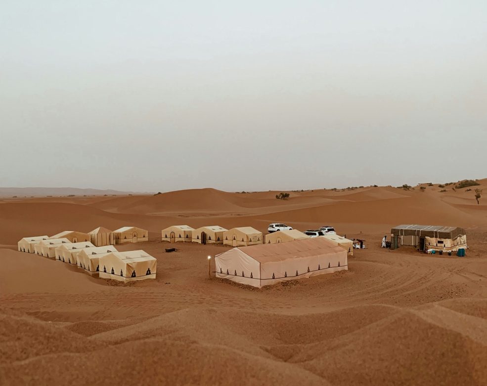 camp desert sahara